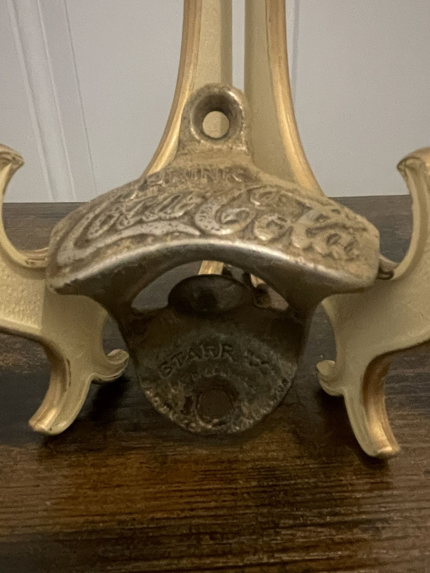 1925 antique Coca-Cola wall-mount bottle opener