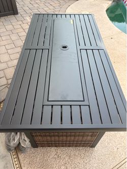 50” Propane fire pit table