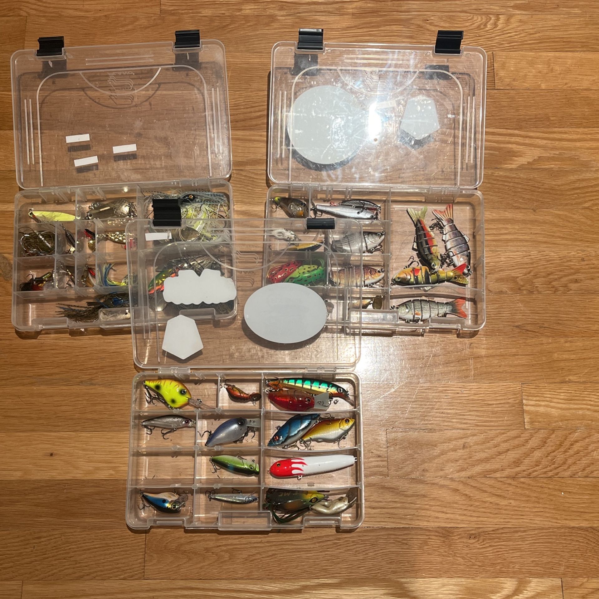 Assorted Fishing Lures and Baits 