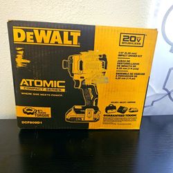 DEWALT ATOMIC 20V IMPACT DRIVER KIT