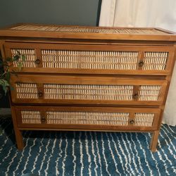 Bamboo & Teak Dresser 