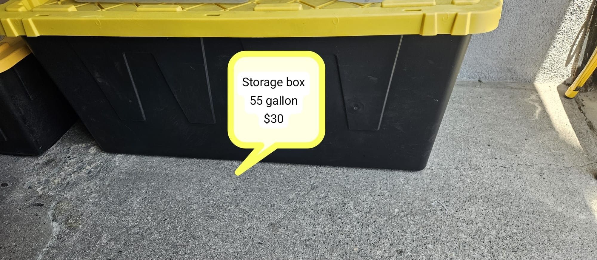 55 Gallon Storage Box
