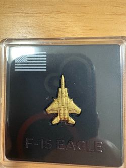 GOLD F-15 Eagle 1/20 gram of .999 fine gold