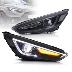 New LED Headlights For 2015-2019 Ford Focus Mk III Facelift (mk 3.5)