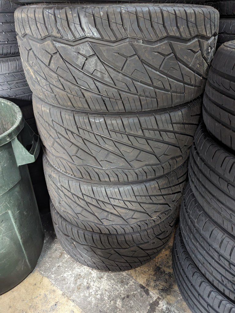 (4) 245/35/20 USED TIRES WITH 1 MILE ON THEM!