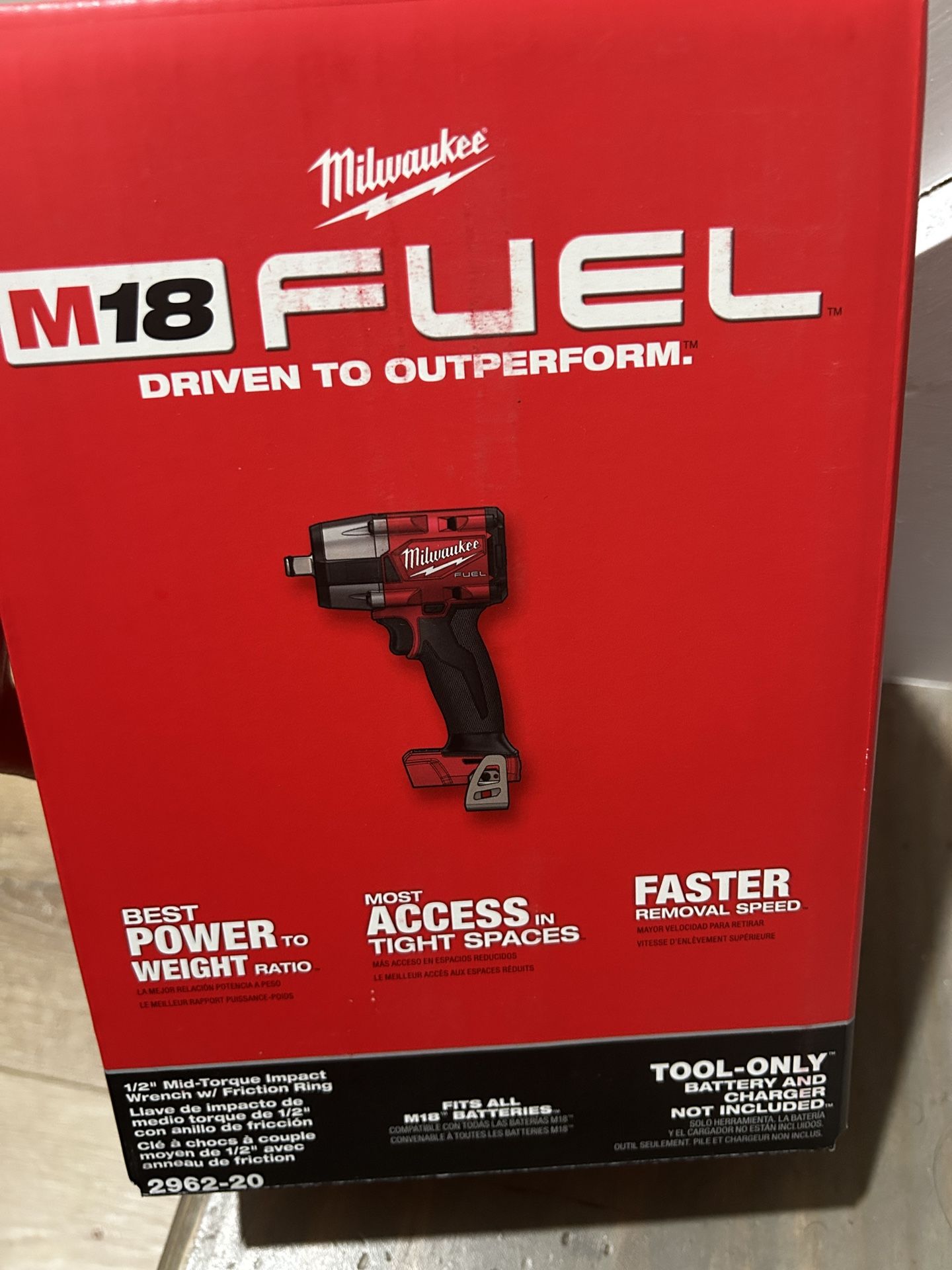 Milwaukee Impact Wrench With Battery
