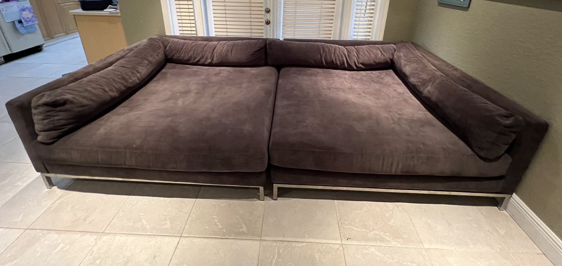 West Elm Two Piece Oversized Sectional