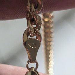 18 K Gold Plated Necklace 