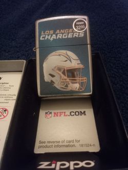 Los Angeles CHARGERS NFL Genuine ZIPPO Lighter