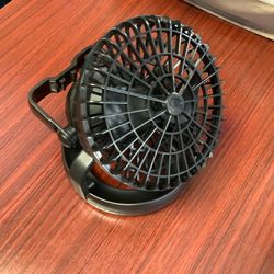 Battery Operated Camping Fan And Light. Led Lighting. Sporting Events. Lasts Up To 26 Hours