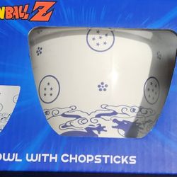 Dragon Ball Z Bowl With Chopsticks