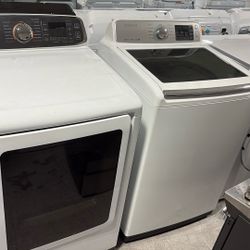 Samsung Topload Washer Gas Dryer Set