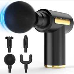 Massage Gun, Small Travel Tool, Massage Gun Deep Tissue,Percussion Handheld Portable Muscle Massager Tool for Full Body Pain Relief, Ideal Gifts