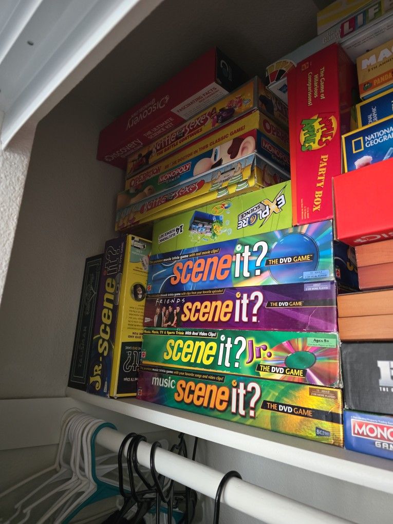 Assorted Board Games For Sale