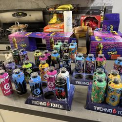 TECHNO SMALL SPRAY CAN TORCH-COUNT 1