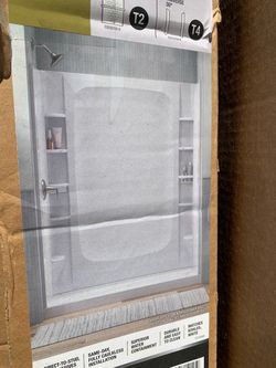 Shower pan and walls