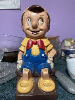 1970’s Vintage Disney Pinocchio Bank