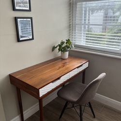Mid -Century Wooden Desk 