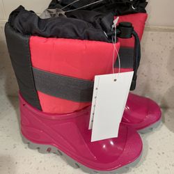 Girls snow boots size 11 Youth 