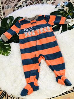 Boys infant footed pjs