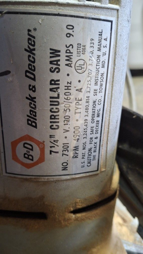 Black And Decker Saw