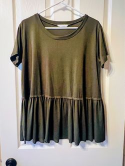 Army Green Top L
