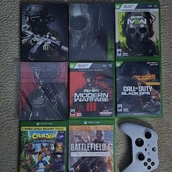 Xbox ONE S 1TB with Games & Controller