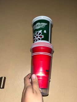 Plastic cups