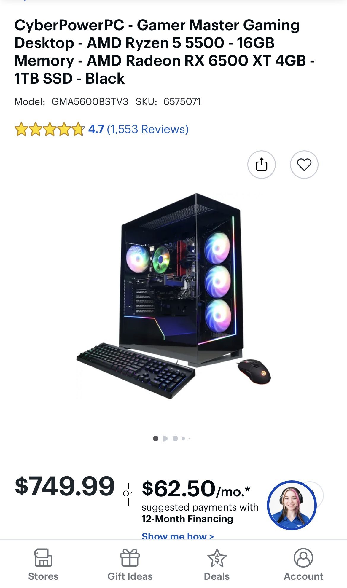CyberPower Gaming PC
