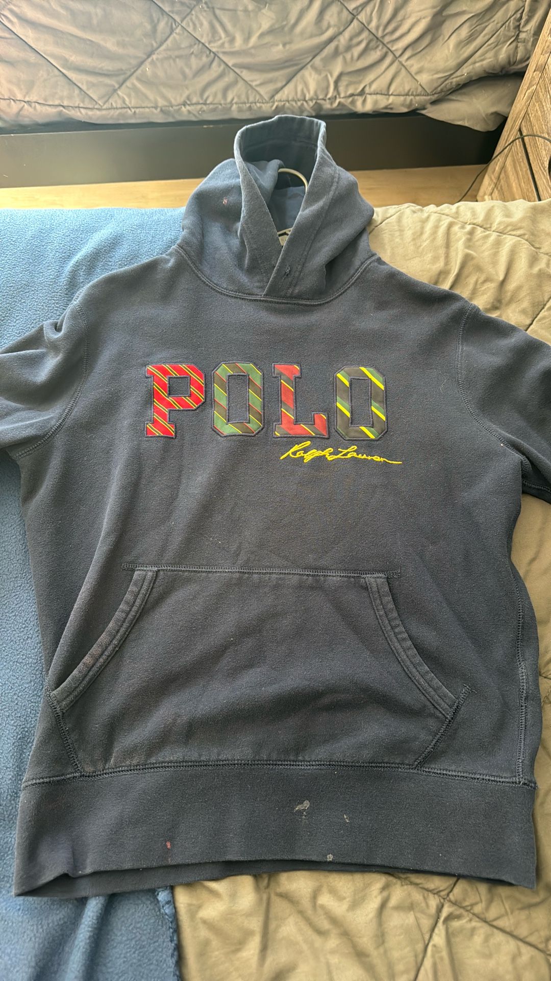 Faded Distressed Polo Sweater For Kids