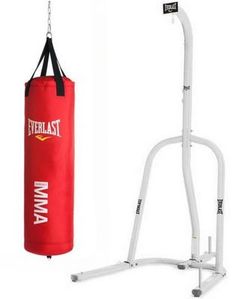 Everlasting punching bag with stand