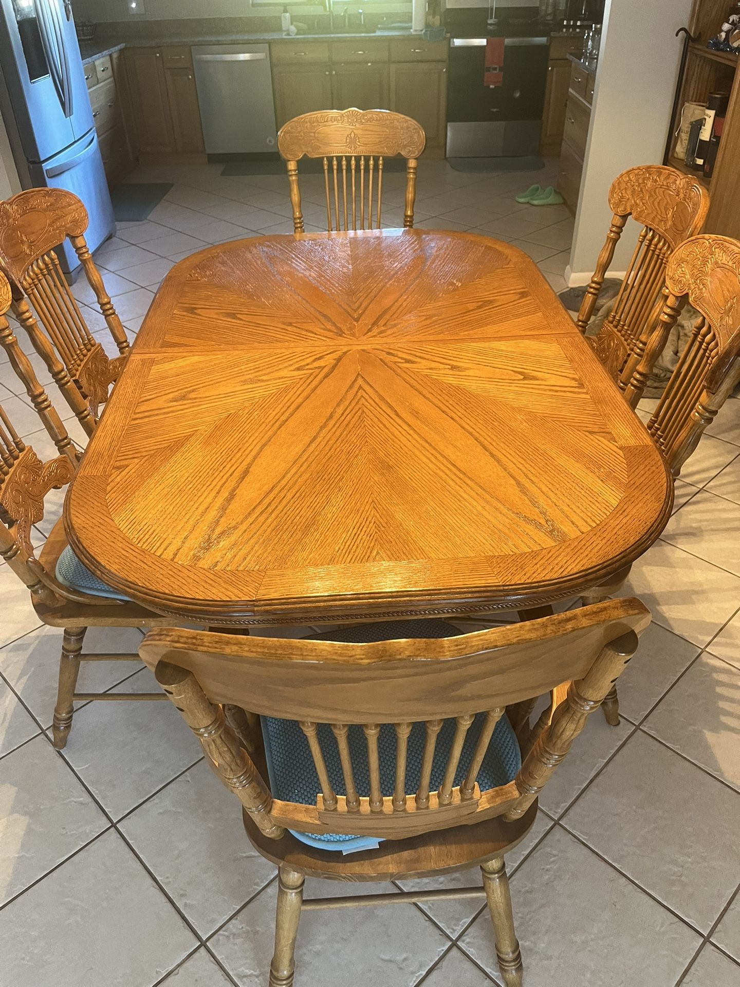 Oak Dining Room Set
