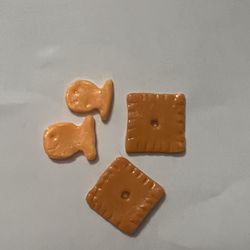 Cheese Snacks Clay Magnets