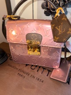 Louis Vuitton Spring Street PM Monogram Vernis 2Way Bag M90568 Pink Patent