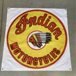 Indian motorcycle vinyl banner