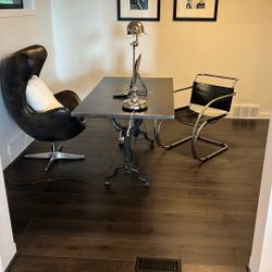 Restoration Hardware Egg Chair, Desk, Modern Chair 