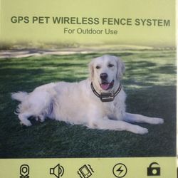 Dog Electric Shock Collar Fence, 3 Warning Modes, Range 65-3290 Ft, Use GPS (No remo