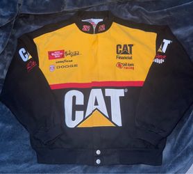 Vintage CAT Racing Jacket Ward Burton #22 NASCAR (Large) Racing Champions