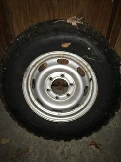 225/75R15 Snow Tires and Wheels