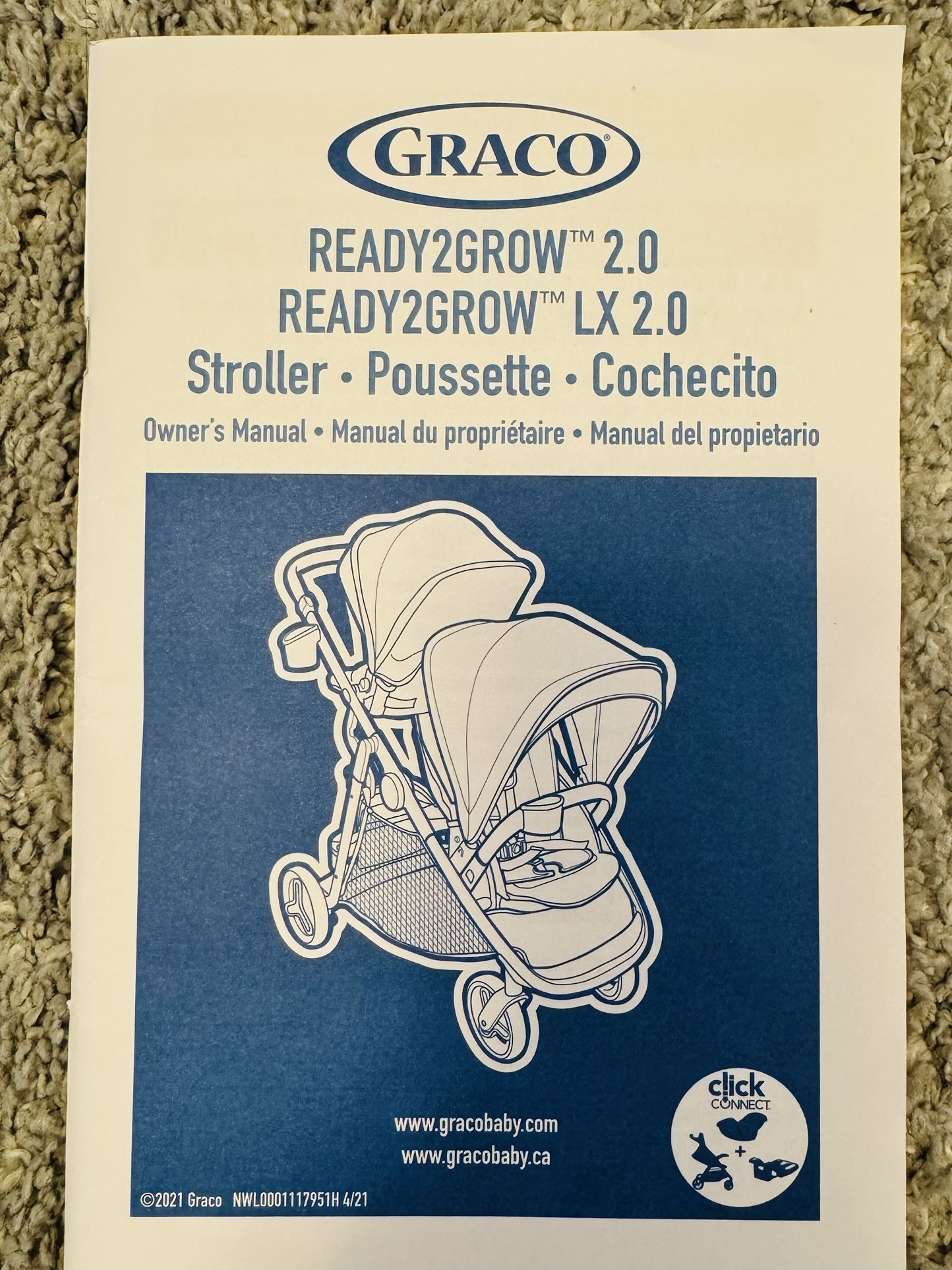 Graco Ready2Grow LX 2.0 Double Stroller