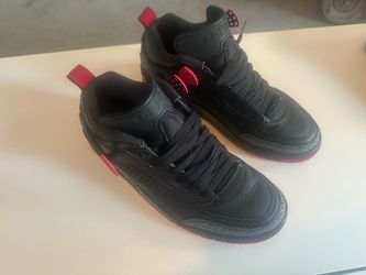 Jordan Spizike Black Red Sneakers