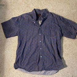 Purple Button Up Large