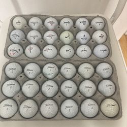 36 Used Golf Balls