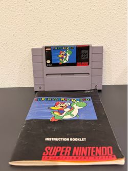 Super Mario World Super Nintendo SNES