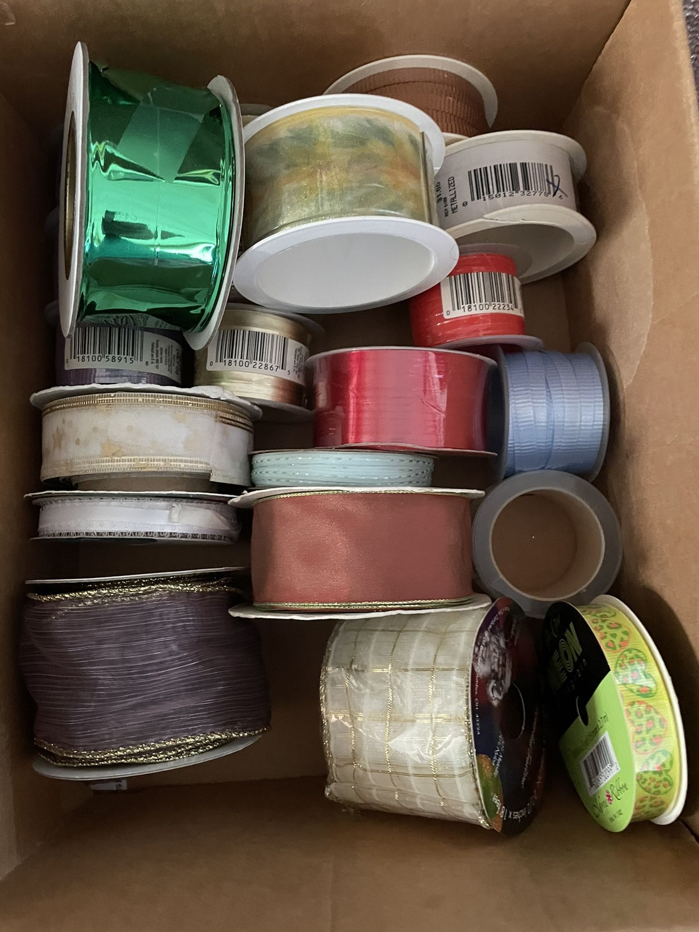 Craft Ribbons Lot. Mixed .. New & Used