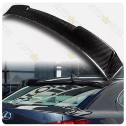 06-13 LEXUS IS250 IS350 ISF REAL CARBON FIBER REAR WINDOW ROOF SPOILER WING