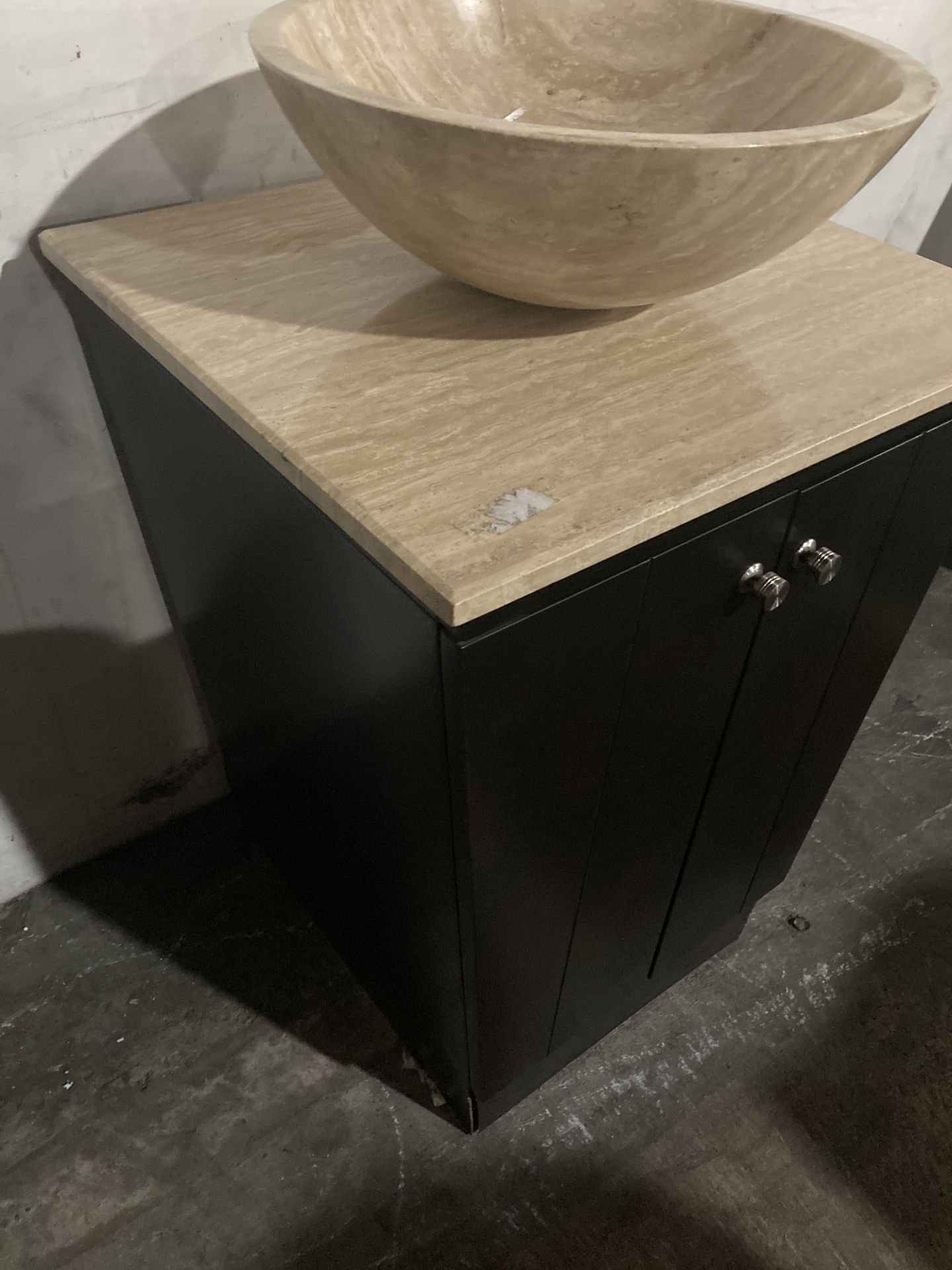 22” Vessel Sink Vanity Espresso Bathroom Cabinet B1750