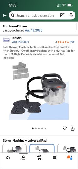 Cold Therapy Machine
