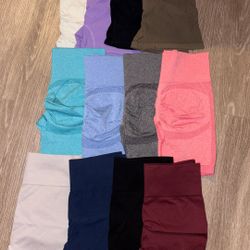 NEW 12 pair athletic wear shorts Small/Medium