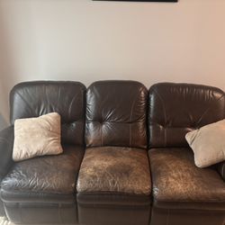 La-Z- Boy Leather Couch